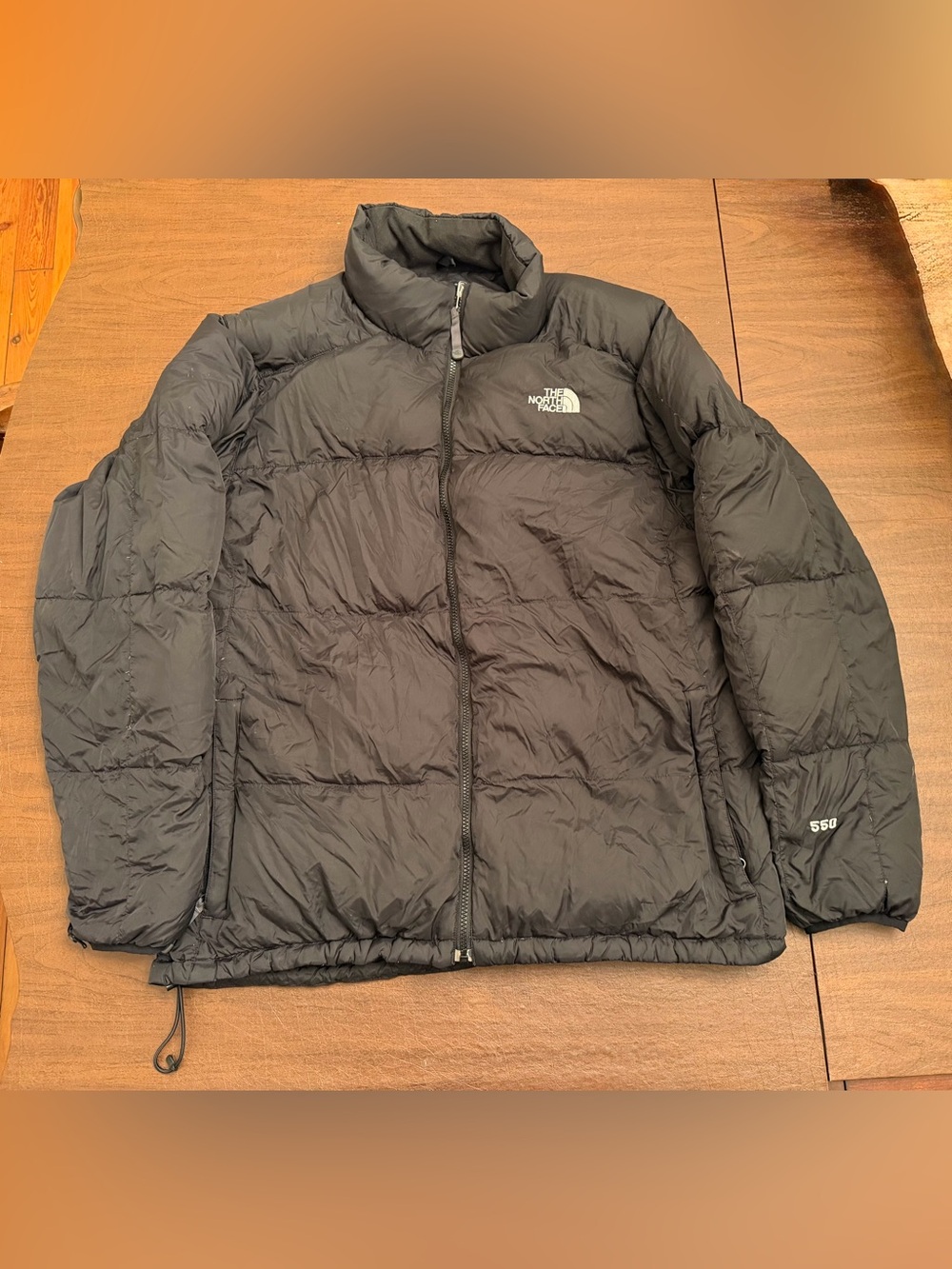 The North Face 550 Fill Power Down Puffer Jacket Black Men’s XL